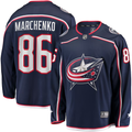 Men's Columbus Blue Jackets Kirill Marchenko Navy Home Breakaway PLayer Jersey