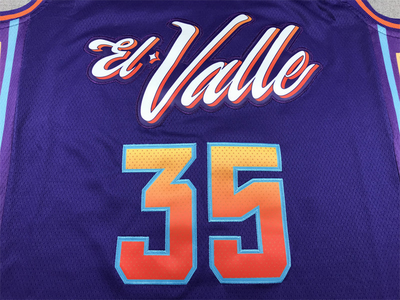 Men's Phoenix Suns Kevin Durant Purple 2023/24 Swingman Jersey - City Edition