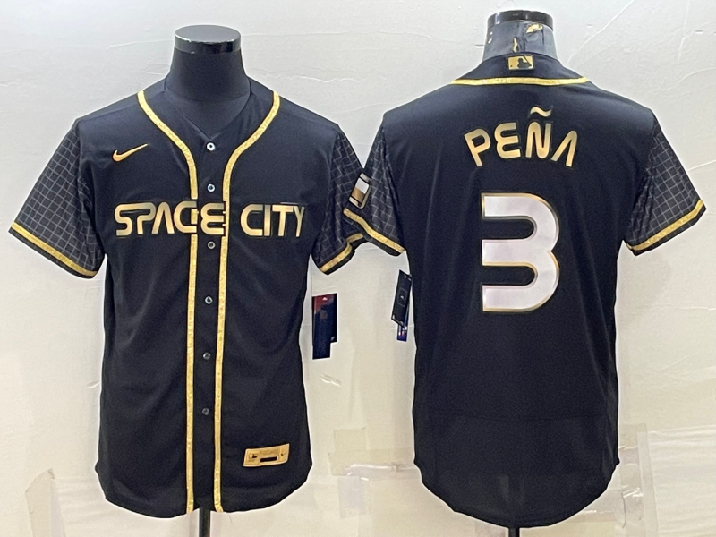 Men's Houston Astros Jeremy Pena Black City Connect Replica Player Jersey