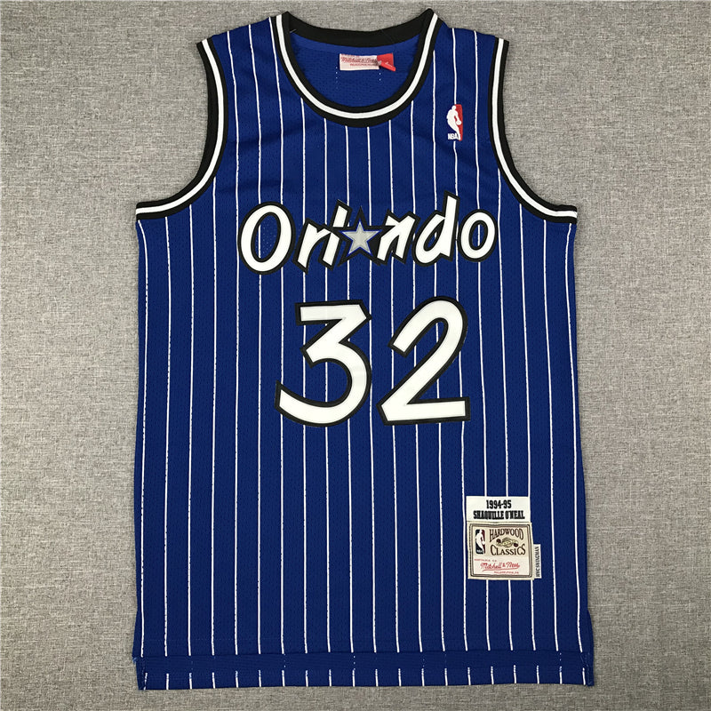 Men's Orlando Magic Shaquille O'Neal Blue Classics 1994-95 Swingman Jersey