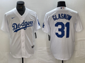 Men's Los Angeles Dodgers Tyler Glasnow White Replica Player Jersey
