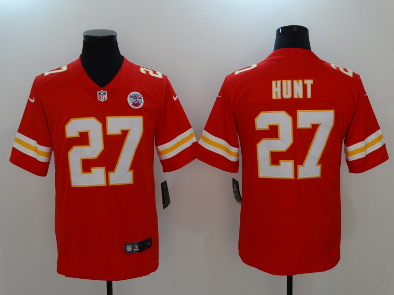 Men's Kansas City Chiefs Karim Hunt Red Game Jersey
