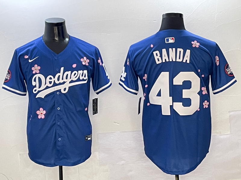 Men's Los Angeles Dodgers Anthony Banda Royal Game Jersey
