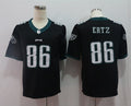 Men's Philadelphia Eagles Zach Ertz Black Game Jersey