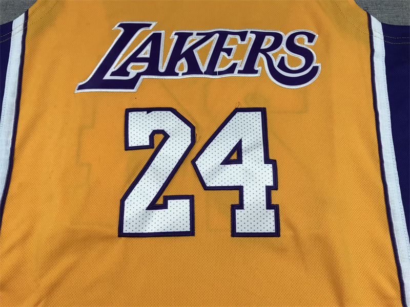 Men's Los Angeles Lakers Kobe Bryant Gold 2007-08 Hardwood Classics Swingman Jersey