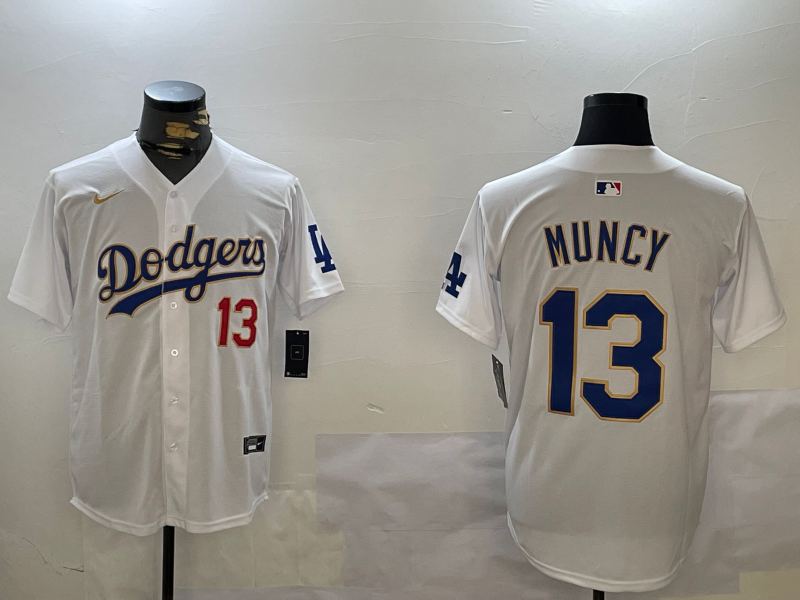 Men's Los Angeles Dodgers Max Muncy White Replica Player Jersey