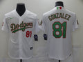 Men's Los Angeles Dodgers Victor Gonzalez White Stitched Jersey