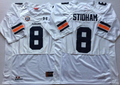 Men's Auburn Tigers Jarrett Stidham White Player Game Jersey