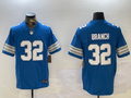 Men's Detroit Lions Brian Branch Blue Game Jersey