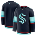 Men's Seattle Kraken Fanatics Deep Sea Blue Home Premium Blank Jersey