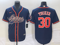 Men's Houston Astros Kyle Tucker Navy Replica Jersey Joint Edition