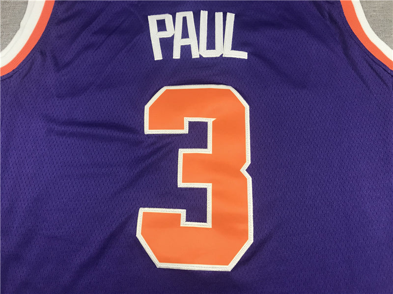 Men's Phoenix Suns Chris Paul Purple 2020/21 Fast Break Replica Player Jersey