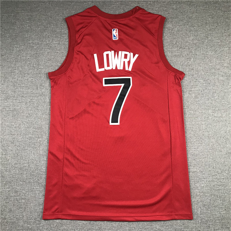 Men's Toronto Raptors Kyle Lowry Red 2021/22 Diamond Swingman Fashion Jersey