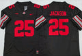 Men's Ohio State Buckeyes Bo Jackson Black Player Game Jersey