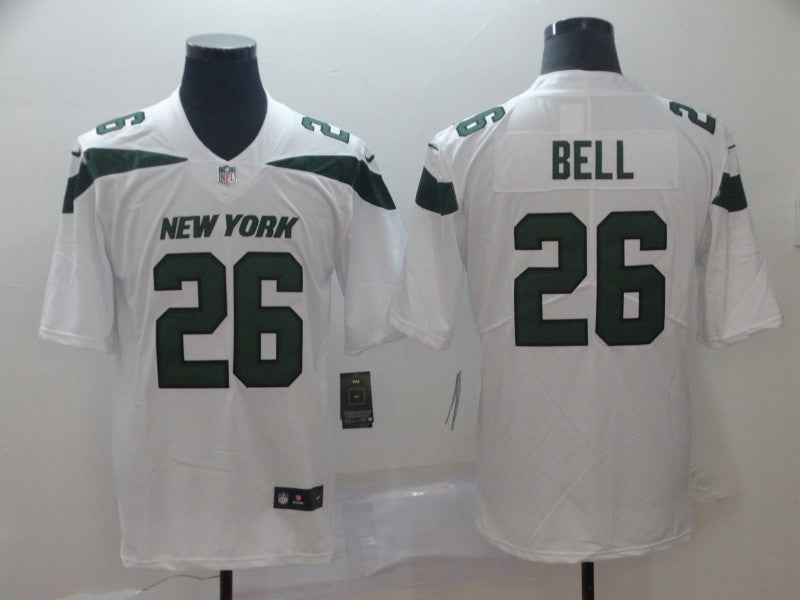 Men's New York Jets Le'Veon Bell White Game Jersey