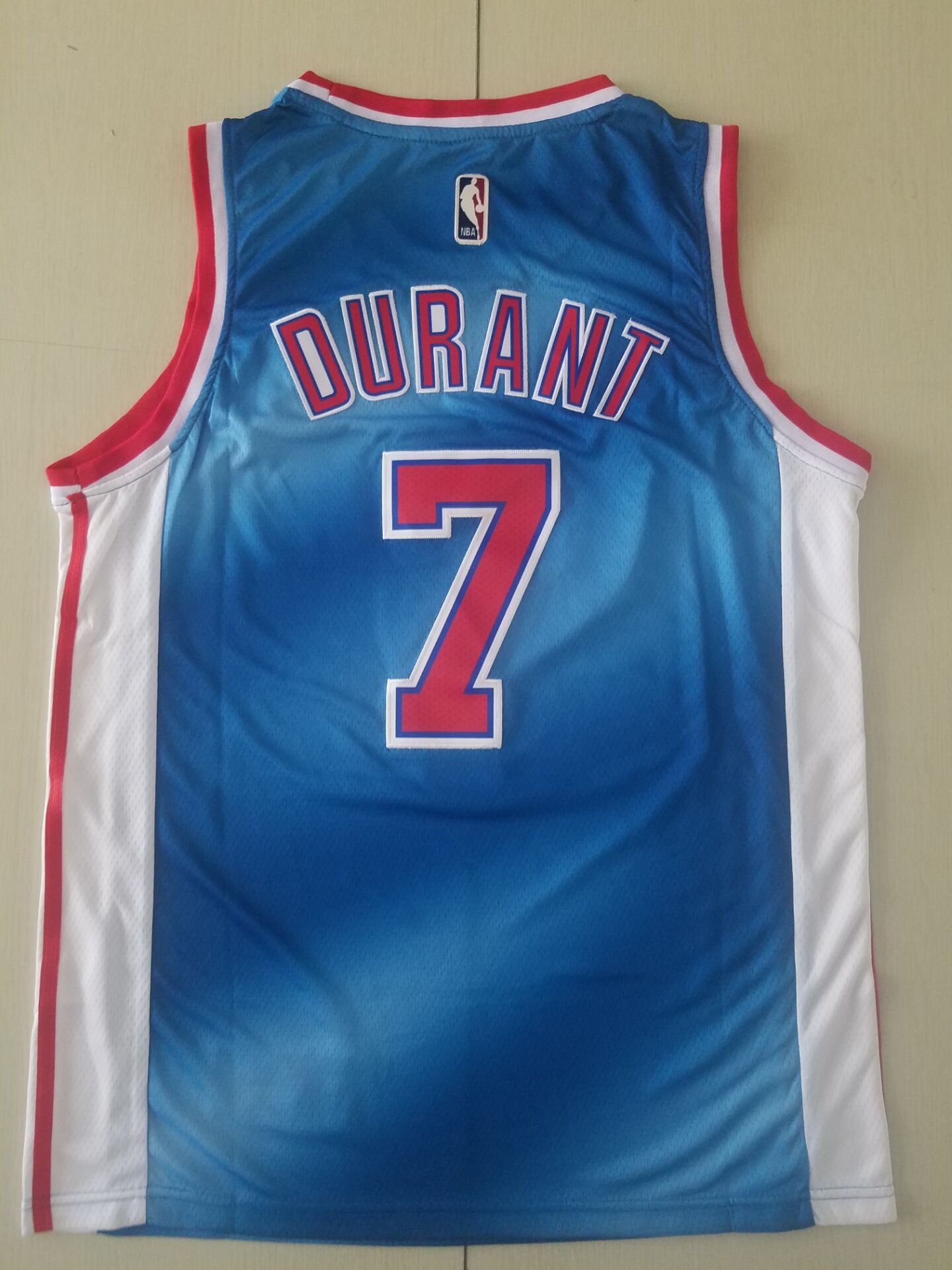 Men's Brooklyn Nets Kevin Durant Blue Swingman Player Jersey