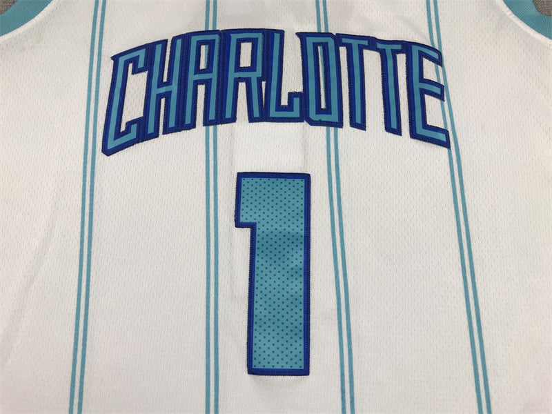 Men's Charlotte Hornets LaMelo Ball White 2022/23 Swingman Jersey - Association Edition