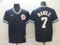 Men's New York Yankees Mickey Mantle Navy Replica Player Jersey