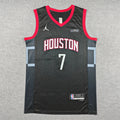 Men's Houston Rockets Kevin Durant Black Swingman Player Jersey - Statement Edition
