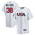 Men's 2023 World Baseball Classic Devin Williams USA White Jersey