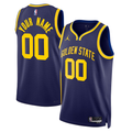 Men's Golden State Warriors Navy 2022/23 Swingman Custom Jersey - Statement Edition