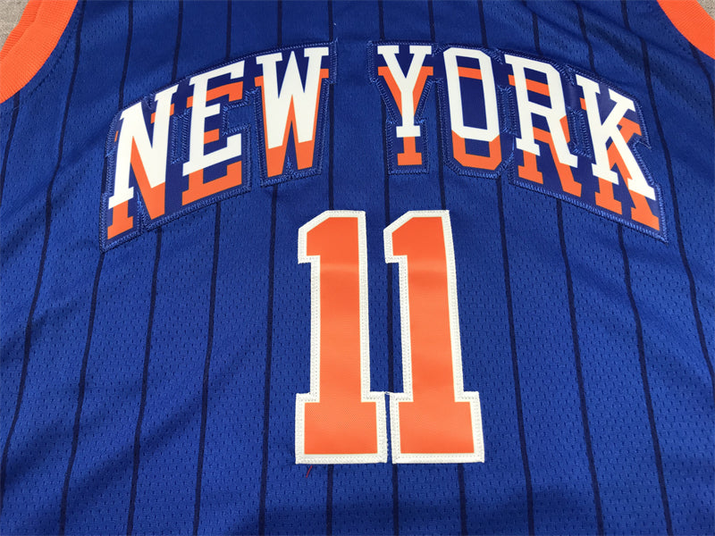 Men's New York Knicks Jalen Brunson Blue 2023/24 Swingman Jersey - City Edition