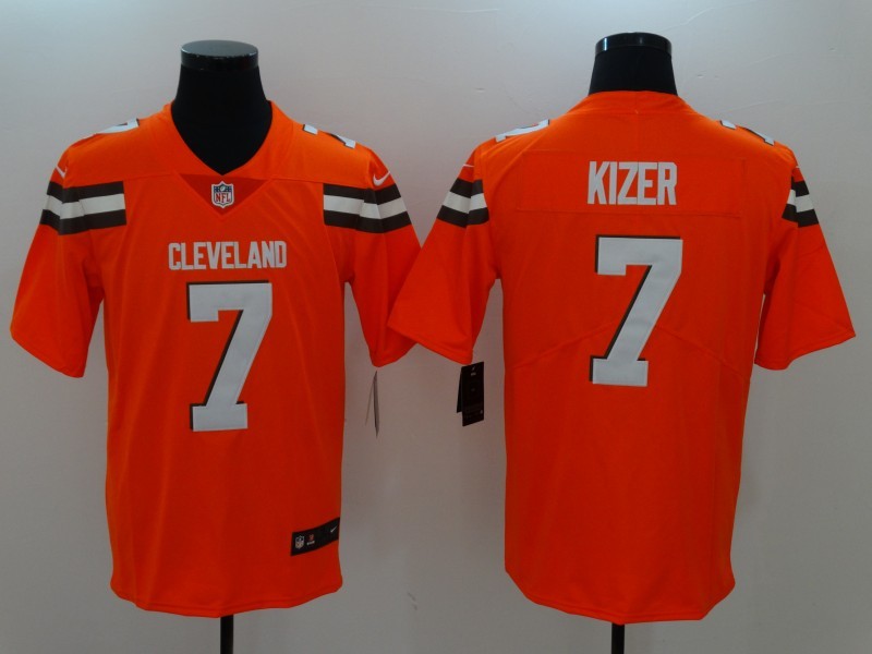 Men's Cleveland Browns DeShone Kizer Orange Game Jersey