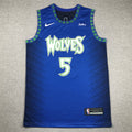 Men's Minnesota Timberwolves Anthony Edwards Blue Swingman Jersey - City Edition