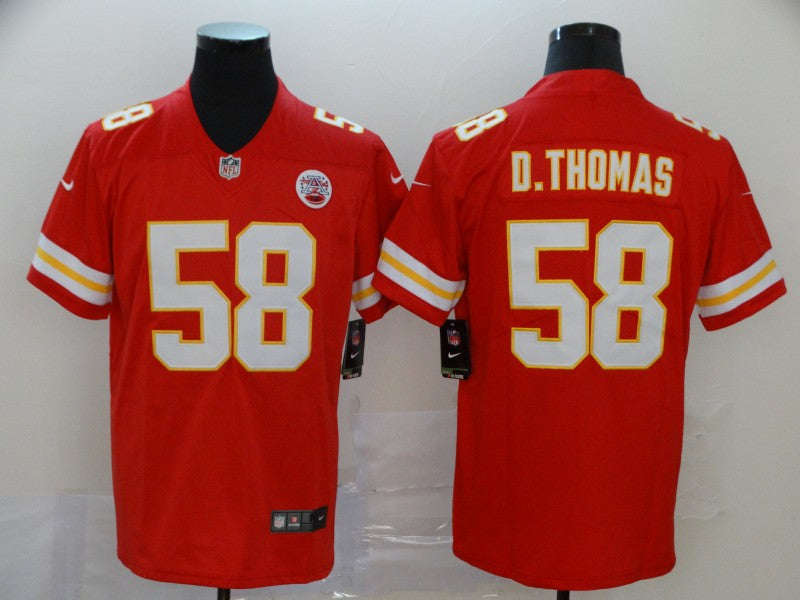 Men's Kansas City Chiefs Derrick Thomas Red Game Jersey