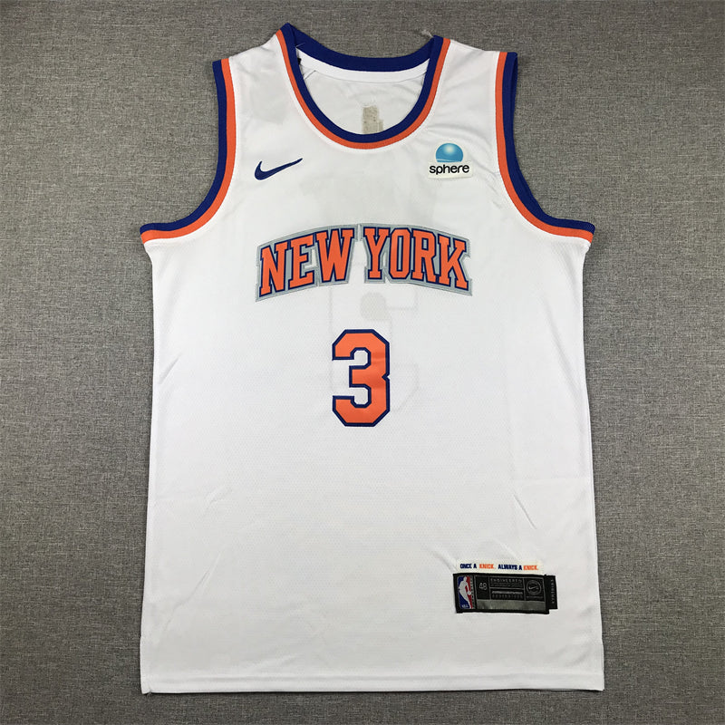 Men's New York Knicks Josh Hart White Swingman Jersey - Association Edition