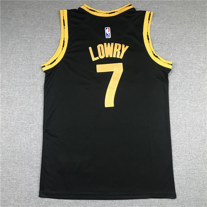 Men's Toronto Raptors Kyle Lowry Black Replica Player Jersey