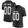 Men's New York Jets Black Custom Game Jersey