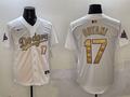 Men's Los Angeles Dodgers Shohei Ohtani White 2025 Gold Collection Limited Jersey