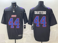 Men's New York Giants Cam Skattebo Carbon Black Fashion Game Jersey