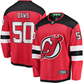 Men's New Jersey Devils Nico Daws Red Player Game Jersey