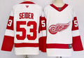Men's Detroit Red Wings Moritz Seider Fanatics White Player Jersey