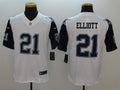 Men's Dallas Cowboys Ezekiel Elliott White Game Jersey