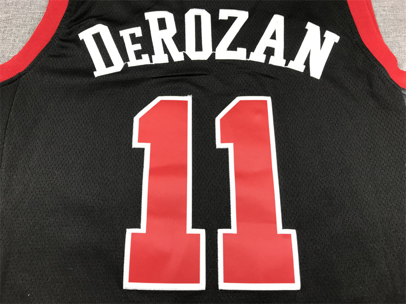 Men's Chicago Bulls DeMar DeRozan Black 2023/24 Swingman Jersey - City Edition