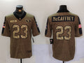 Men's San Francisco 49ers Christian McCaffrey Brown Game Player Jersey