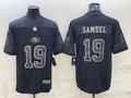 Men's San Francisco 49ers Deebo Samuel Black Retired Player RFLCTV Limited Jersey
