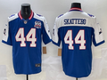 Men's New York Giants Cam Skattebo Royal Game Player Jersey