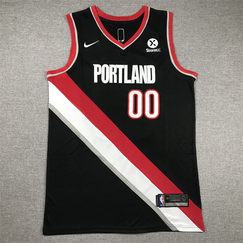 Men's Portland Trail Blazers Scoot Henderson Black 2023 NBA Draft Swingman Jersey - Icon Edition