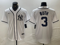 Men's New York Yankees Babe Ruth White Limited Game Jersey