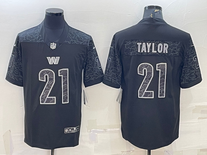 Men's Washington Commanders Sean Taylor Black Retired Player RFLCTV Limited Jersey