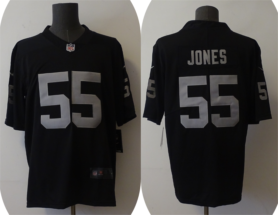 Men's Las Vegas Raiders Chandler Jones Black Game Jersey