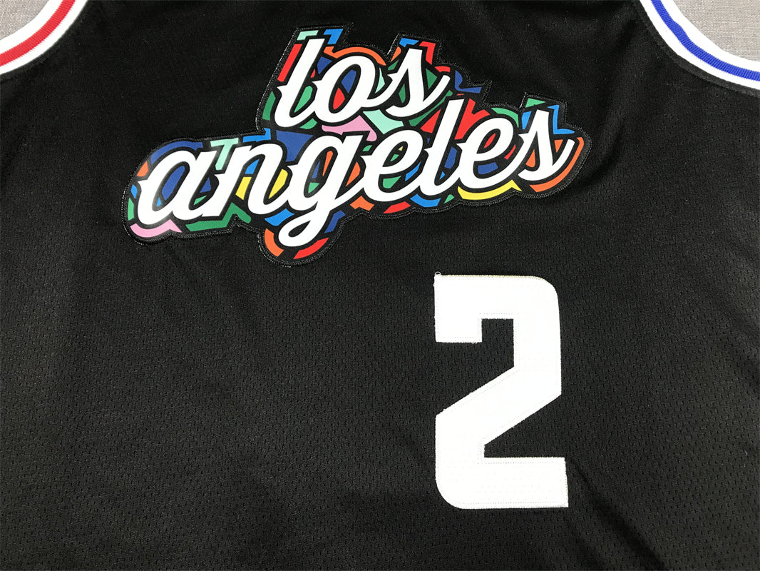 Men's LA Clippers Kawhi Leonard Black 2022/23 Fastbreak Jersey - City Edition