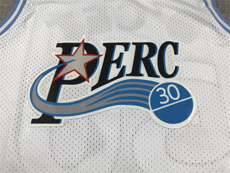 Men's Perc O'Cet Movie White Basketball Jersey
