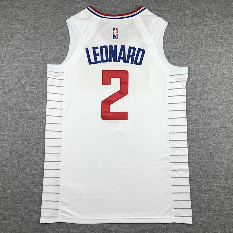 Men's LA Clippers Kawhi Leonard Nike White 2022/23 Swingman Jersey - Association Edition