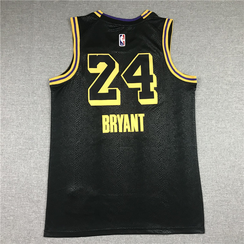 Men's Black mamba Los Angeles Lakers Kobe Bryant Jersey peach heart