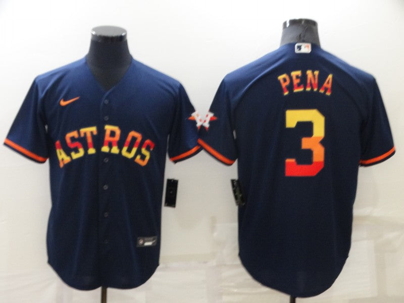 Men's Houston Astros Jeremy Pena Navy Replica Player Jersey